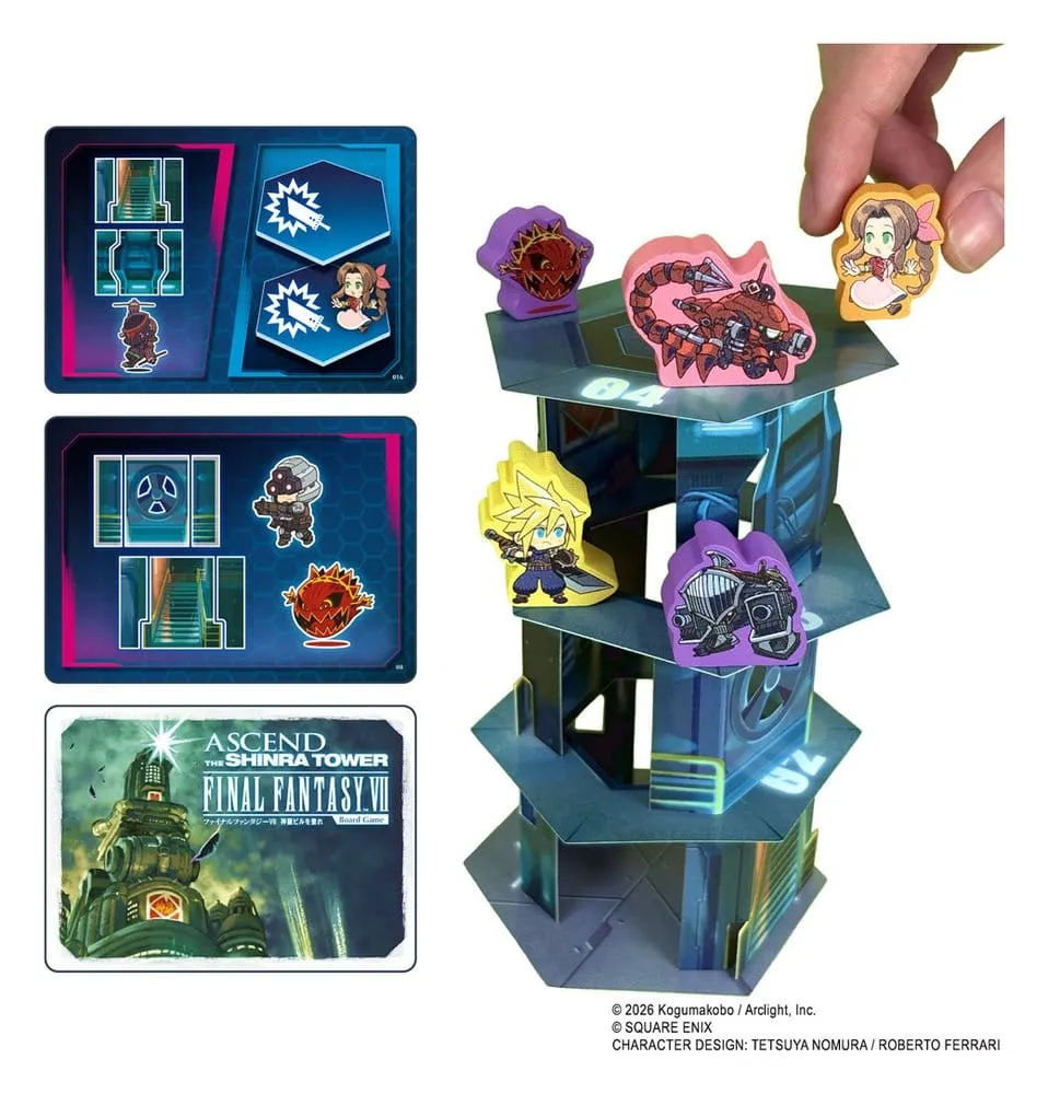 Final Fantasy VII Board Game Ascend The Shinra Tower